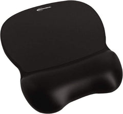 innovera - 9-5/8" x 8-1/4" x 1-1/8" Black Mouse Pad - Use with Mouse - Eagle Tool & Supply