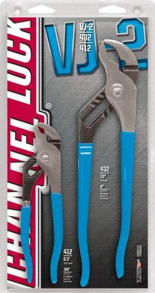 Channellock - 2 Piece Tongue & Groove Plier Set - Comes in Display Card - Eagle Tool & Supply