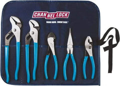 Channellock - 5 Piece Plier Set - Comes in Tool Roll - Eagle Tool & Supply