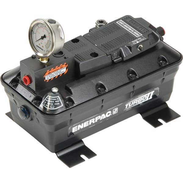 Enerpac - Power Hydraulic Pumps & Jacks Type: Air-Hydraulic Pressure Rating (psi): 5000 - Eagle Tool & Supply