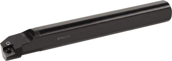 Kyocera - 1.55" Min Bore Diam, 10" OAL, 1-1/4" Shank Diam, A...PCLN Indexable Boring Bar - 2" Max Bore Depth, CNGA 43.., CNGG 43.., CNMA 43.., CNMG 43.., CNMM 43.., CNMP 43.. Insert, Pin Lock Assembly Holding Method - Eagle Tool & Supply