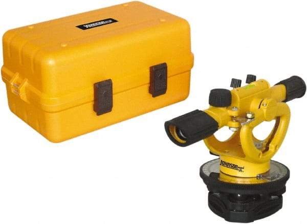 Johnson Level & Tool - Transit, 22x Magnification, Optical Level - Accuracy Up to 3/16 Inch at 100 Ft. - Eagle Tool & Supply