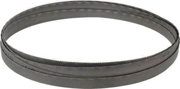 Lenox - 14 to 18 TPI, 10' 10-1/2" Long x 1/2" Wide x 0.025" Thick, Welded Band Saw Blade - Bi-Metal, Toothed Edge, Wavy Tooth Set, Flexible Back, Contour Cutting - Eagle Tool & Supply