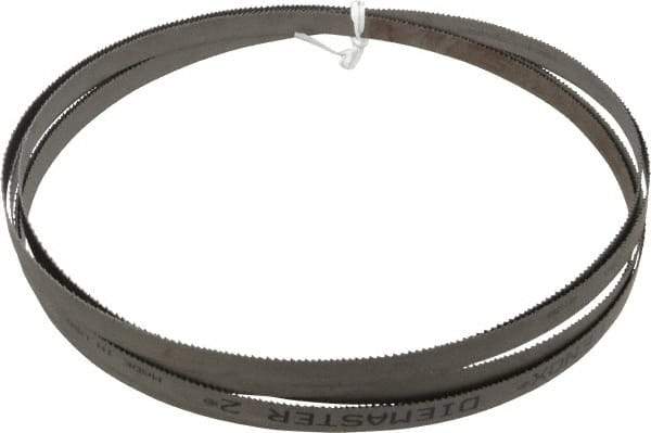 Lenox - 10 to 14 TPI, 12' 5" Long x 1/2" Wide x 0.025" Thick, Welded Band Saw Blade - Bi-Metal, Toothed Edge, Raker Tooth Set, Flexible Back, Contour Cutting - Eagle Tool & Supply