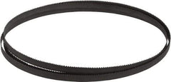 Lenox - 10 to 14 TPI, 6' 8" Long x 3/8" Wide x 0.025" Thick, Welded Band Saw Blade - Bi-Metal, Toothed Edge, Modified Raker Tooth Set, Flexible Back, Contour Cutting - Eagle Tool & Supply