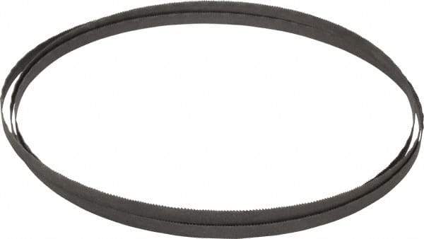 Lenox - 14 to 18 TPI, 7' 9" Long x 3/8" Wide x 0.025" Thick, Welded Band Saw Blade - Bi-Metal, Toothed Edge, Raker Tooth Set, Flexible Back, Contour Cutting - Eagle Tool & Supply