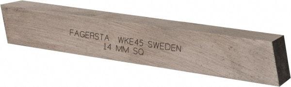 Seco - WKE45 Cobalt Square Tool Bit Blank - 14mm Wide x 14mm High x 100mm OAL - Exact Industrial Supply