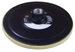 AutoQuip - 8" Diam Hook & Loop Disc Backing Pad - Medium Density, 4,800 RPM - Eagle Tool & Supply