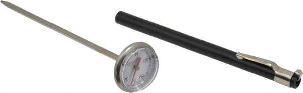 Wika - 10 to 150°C, Bimetal Pocket Thermometer - Stainless Steel - Eagle Tool & Supply