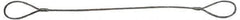 Lift-All - 6' Long, 12,346 Lb Vertical Capacity, IWRC Web Sling - 9,039 Lb Choker Capacity, 3/4" Diam Chain - Eagle Tool & Supply