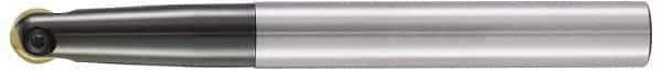 LMT - 0.312" Cut Diam, 1.97" Max Depth of Cut, 1/2" Shank Diam, 5.51" OAL, Indexable Ball Nose End Mill - 1.97" Head Length, Straight Shank, EBG-R-T Toolholder, WPR 0312 Insert - Eagle Tool & Supply