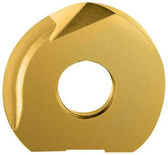 LMT - WPR0750 CF Grade LC610T Carbide Milling Insert - TiAlN/TiN Finish, 0.12" Thick, 3/4" Inscribed Circle - Eagle Tool & Supply