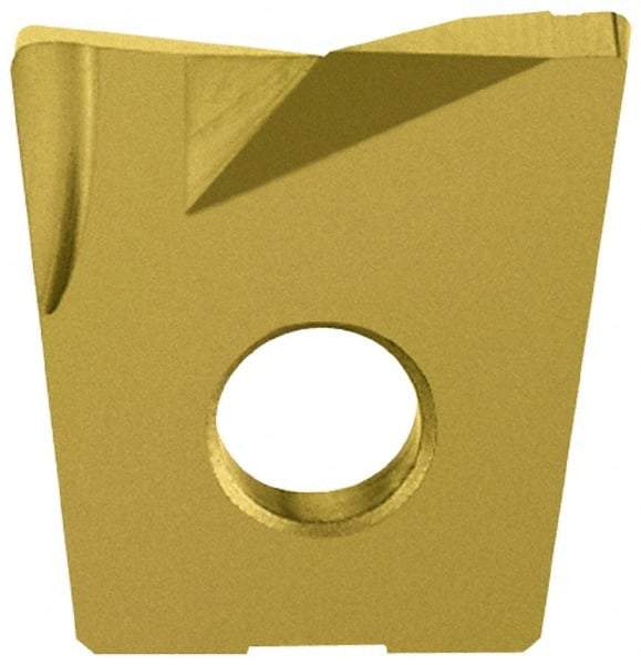 LMT - WPB1000 CF Grade LC610T Carbide Milling Insert - TiAlN/TiN Finish, 0.16" Thick, 1" Inscribed Circle, 0.032" Corner Radius - Eagle Tool & Supply