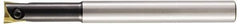 LMT - 1/2" Cut Diam, 1.34" Max Depth of Cut, 1/2" Shank Diam, 5.2" OAL, Indexable Square Shoulder End Mill - WPB 0500, WPV 0500 Inserts, Cylindrical Shank - Eagle Tool & Supply