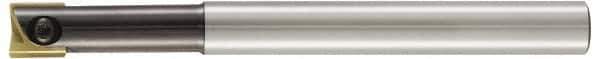 LMT - 1/2" Cut Diam, 1.89" Max Depth of Cut, 1/2" Shank Diam, 5.98" OAL, Indexable Square Shoulder End Mill - WPB 0500, WPV 0500 Inserts, Cylindrical Shank - Eagle Tool & Supply