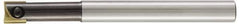 LMT - 1/2" Cut Diam, 1.89" Max Depth of Cut, 1/2" Shank Diam, 5.98" OAL, Indexable Square Shoulder End Mill - WPB 0500, WPV 0500 Inserts, Cylindrical Shank - Eagle Tool & Supply