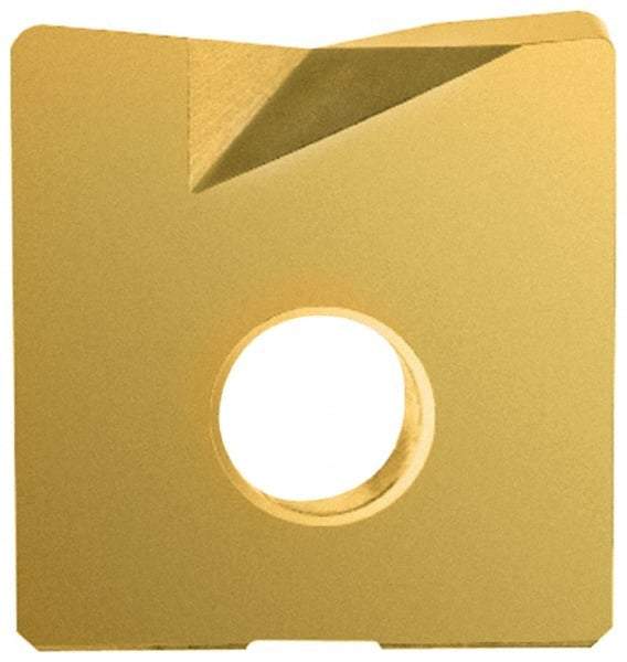 LMT - WPV1000 Grade LC610T Carbide Milling Insert - TiAlN/TiN Finish, 0.16" Thick, 1" Inscribed Circle, 1/8" Corner Radius - Eagle Tool & Supply