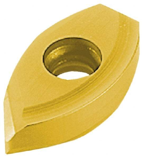 LMT - CCMT060204 Grade LC240T Carbide Milling Insert - TiAlN/TiN Finish, 0.0937" Thick, 1/4" Inscribed Circle, 0.4mm Corner Radius - Eagle Tool & Supply