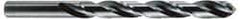 Hertel - #77 118° Solid Carbide Jobber Drill - Bright Finish, Right Hand Cut, Spiral Flute, Straight Shank, 3/4" OAL, Standard Point - Eagle Tool & Supply