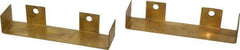 Value Collection - 4, 5 & 6" Jaw Width, Brass, Vise Jaw Cap - Compatible with 4, 5 & 6" Vises - Eagle Tool & Supply