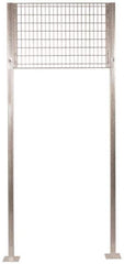 Folding Guard - 12 Ft. Tall Transome Kit - For Galvanized Welded Wire Partitions, for Temporary Structures - Eagle Tool & Supply