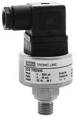 Wika - 2,900 Max psi, Eco-tronic Pressure Transmitters & Transducers - 1/4" Thread - Eagle Tool & Supply