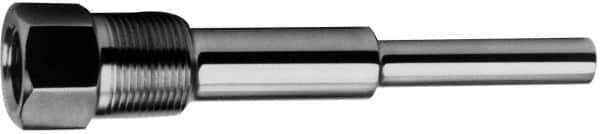 Alloy Engineering - 9 Inch Overall Length, 3/4 Inch Thread, 304 Stainless Steel Standard Thermowell - 7-1/2 Inch Insertion Length - Eagle Tool & Supply