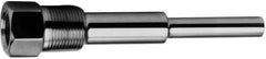 Alloy Engineering - 15 Inch Overall Length, 3/4 Inch Thread, 304 Stainless Steel Standard Thermowell - 13-1/2 Inch Insertion Length - Eagle Tool & Supply