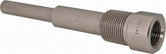 Alloy Engineering - 6 Inch Overall Length, 3/4 Inch Thread, 304 Stainless Steel Standard Thermowell - 4-1/2 Inch Insertion Length - Eagle Tool & Supply