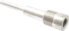 Alloy Engineering - 6 Inch Overall Length, 1 Inch Thread, 304 Stainless Steel Standard Thermowell - 4-1/2 Inch Insertion Length - Eagle Tool & Supply