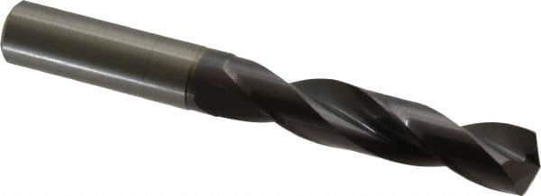 Guhring - 5/8" 140° Solid Carbide Jobber Drill - FIREX Finish, Right Hand Cut, Spiral Flute, Straight Shank, 133mm OAL, SU Point - Eagle Tool & Supply