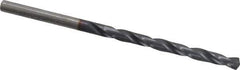 Chicago-Latrobe - 9/64" 135° High Speed Steel Jobber Drill - TiCN Finish, Right Hand Cut, Spiral Flute, Straight Shank, 2-7/8" OAL, Split Point - Eagle Tool & Supply