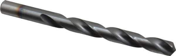 Chicago-Latrobe - 29/64" 135° High Speed Steel Jobber Drill - TiCN Finish, Right Hand Cut, Spiral Flute, Straight Shank, 5-5/8" OAL, Split Point - Eagle Tool & Supply