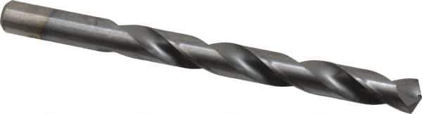 Chicago-Latrobe - 15/32" 135° High Speed Steel Jobber Drill - TiCN Finish, Right Hand Cut, Spiral Flute, Straight Shank, 5-3/4" OAL, Split Point - Eagle Tool & Supply
