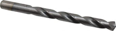 Chicago-Latrobe - 15/32" 135° High Speed Steel Jobber Drill - TiCN Finish, Right Hand Cut, Spiral Flute, Straight Shank, 5-3/4" OAL, Split Point - Eagle Tool & Supply