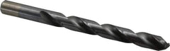 Chicago-Latrobe - 1/2" 135° High Speed Steel Jobber Drill - TiCN Finish, Right Hand Cut, Spiral Flute, Straight Shank, 6" OAL, Split Point - Eagle Tool & Supply