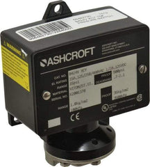 Ashcroft - 3 to 15 psi Adjustable Range, 500 Max psi, Watertight Single Setpoint - 1/4 Thread - Eagle Tool & Supply