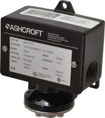 Ashcroft - 30 to 200 psi Adjustable Range, 1,000 Max psi, Watertight Single Setpoint - 1/4 Thread - Eagle Tool & Supply