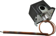 Made in USA - 0 to 150°F, General Service Temp Switch - 5 Resolution, 3/8 x 6-7/8 Bulb - Eagle Tool & Supply