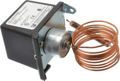 Made in USA - 150 to 650°F, General Service Temp Switch - 25 Resolution, 3/8 x 3-5/8 Bulb - Eagle Tool & Supply