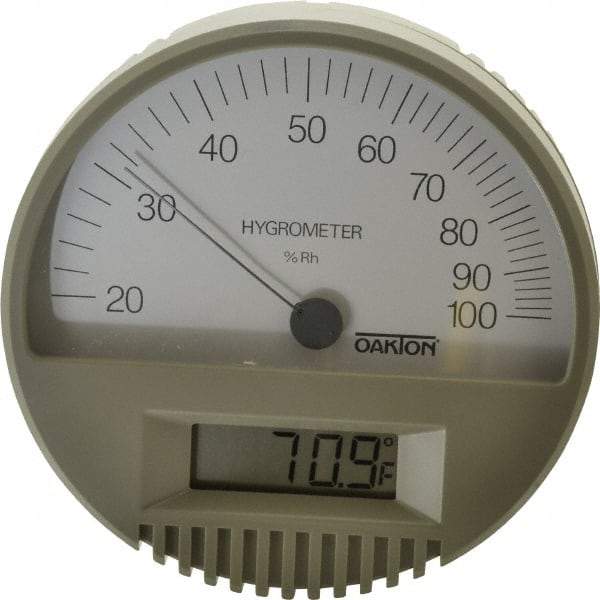 Oakton - 0 to 160°F, 20 to 100% Humidity Range, Thermo-Hygrometer - Eagle Tool & Supply