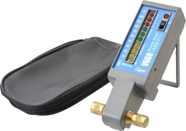 Supco - Vacuum Gauges Type: Electronic Vacuum Gauge Vacuum Range: 50 Microns - Eagle Tool & Supply