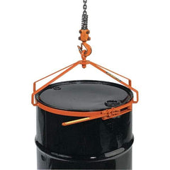 Wesco Industrial Products - 700 Lb Load Capacity, 55 Gal Drum Lifter - 23-1/2" Wide x 12-1/2" High, Steel Wheels - Eagle Tool & Supply