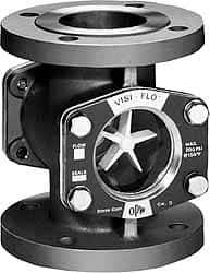 OPW Engineered Systems - 2 Inch, Carbon Steel, Visi-Flo Sight Flow Indicator - 150 Max psi, 7 Inch Overall Length - Eagle Tool & Supply