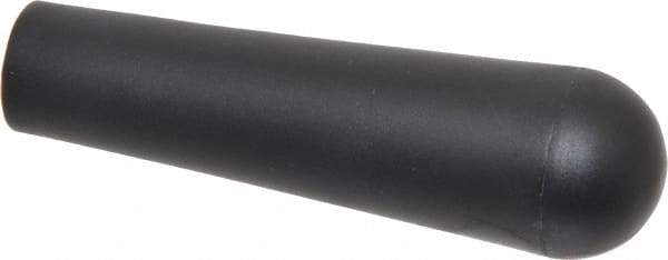 Gibraltar - 3/8-16 Hole, 0.51" Deep Hole, Polypropylene, Female Insert Tapered Knob - 3.85 OAL, 19/25" Base Diam, Black, 1.11" Head Diam - Eagle Tool & Supply