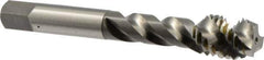OSG - 1/2-13 UNC 3 Flute 3B Modified Bottoming Spiral Flute Tap - Vanadium High Speed Steel, Bright Finish, 3-3/8" OAL, Right Hand Flute, Right Hand Thread, H3 - Eagle Tool & Supply