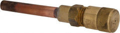 Parker - 500 Max psi, 1/4 Tube Outside Diameter, Extended Copper Tube Access Valve - Eagle Tool & Supply