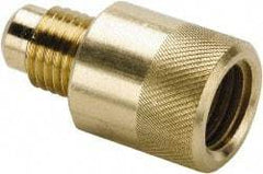 Parker - 1/4" Tube OD Access Valve Refrigerant Adapter - For Parker Brass Access Valves - Eagle Tool & Supply