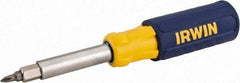 Irwin - Bit Screwdriver - Phillips, Slotted, Square, Nut Driver, 9-in-1 - Eagle Tool & Supply