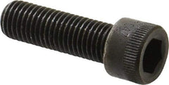 Made in USA - 5/16-24 UNF Hex Socket Drive, Socket Cap Screw - Alloy Steel, Black Oxide Finish, Fully Threaded, 1" Length Under Head - Eagle Tool & Supply